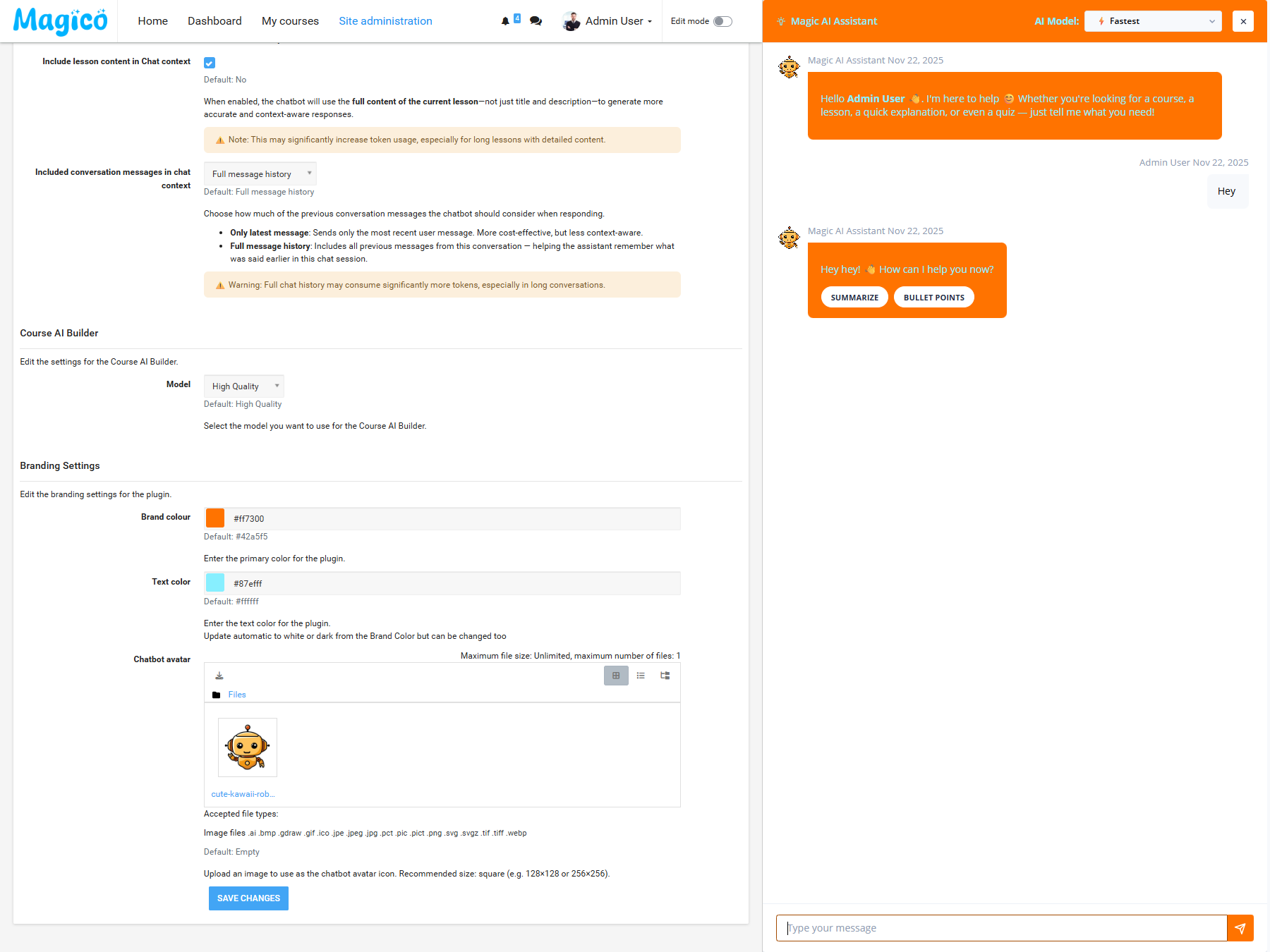 Magic LMS Admin Controls 4