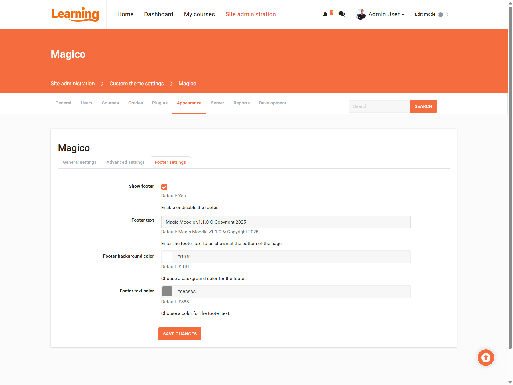 Magico Theme Course Page - Flexible LMS Layout