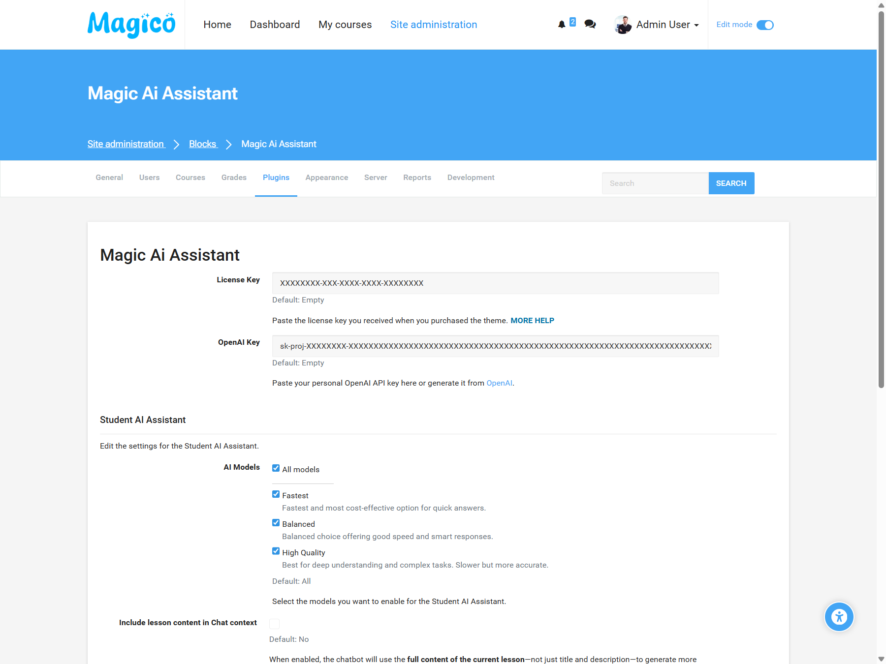 Magic LMS Assistant Branding 4